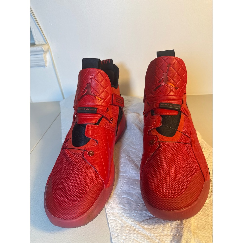 Nike Air Jordan 33 University Red Black Basketball Shoes AQ8830-600 Mens Sz 17